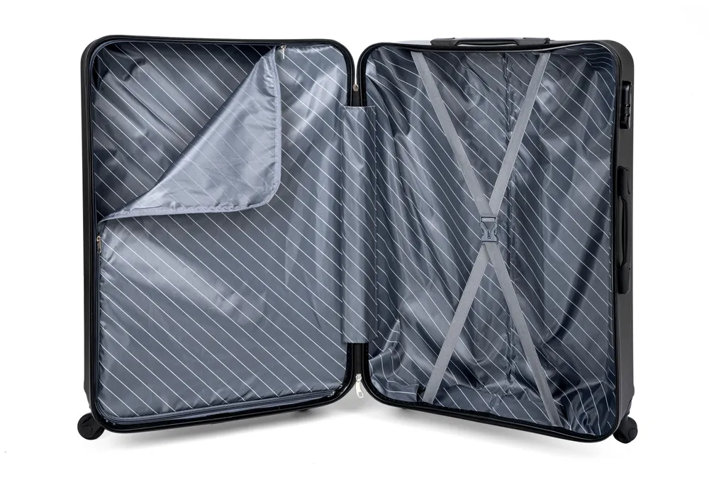 Valise 65cm Gris avec Roulettes Pivotantes et Serrure à Code TSA - 5