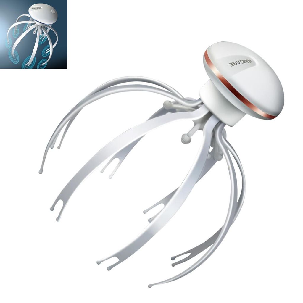 Kopfmassagegeräte,Octopus Kopfmassagegerät,Elektrischer Produktbild 