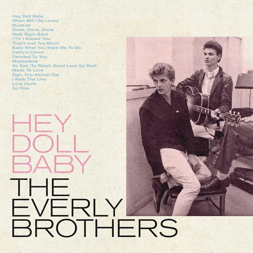 Album Vinyle The Everly Brothers Hey Doll Baby - Musique Vintage LP Bleu