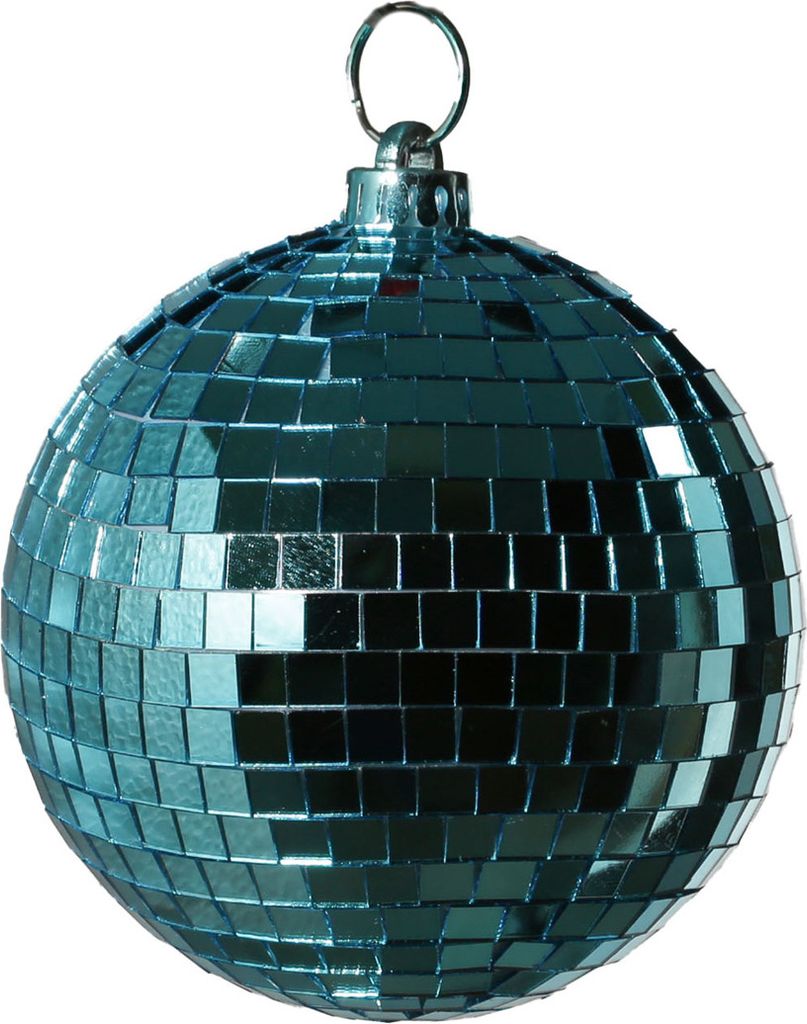 Spiegelkugel 15cm - Discokugel - Echtglas - 10x10mm Spiegel - blau