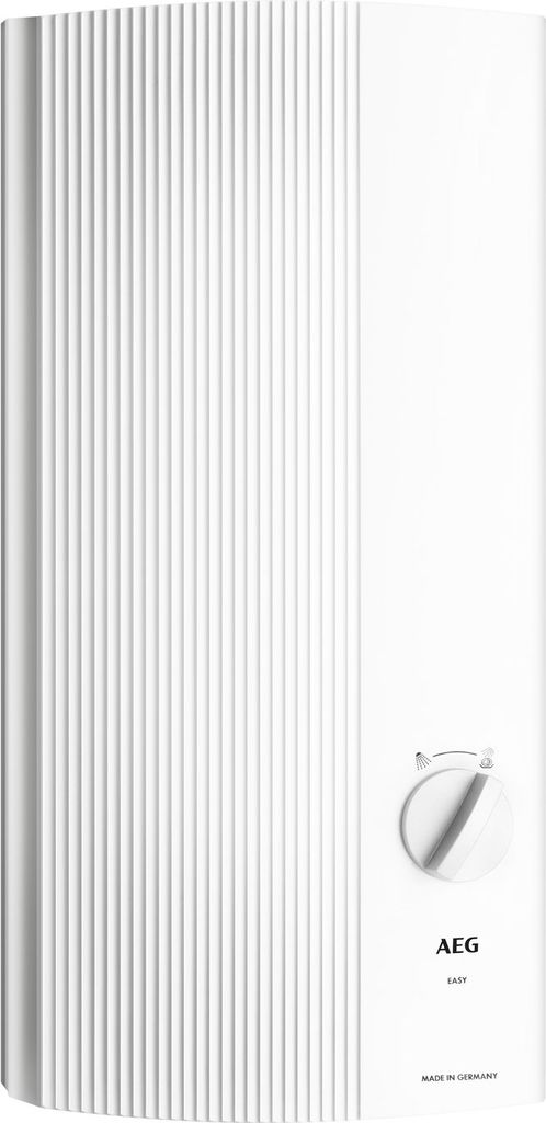 AEG elektronischer Durchlauferhitzer DDLE EASY 18 kW, 2 Festtemperaturen 42°C (Dusche) + 55°C (Küchenspüle), Festanschluss 400 V, VDE , 228840