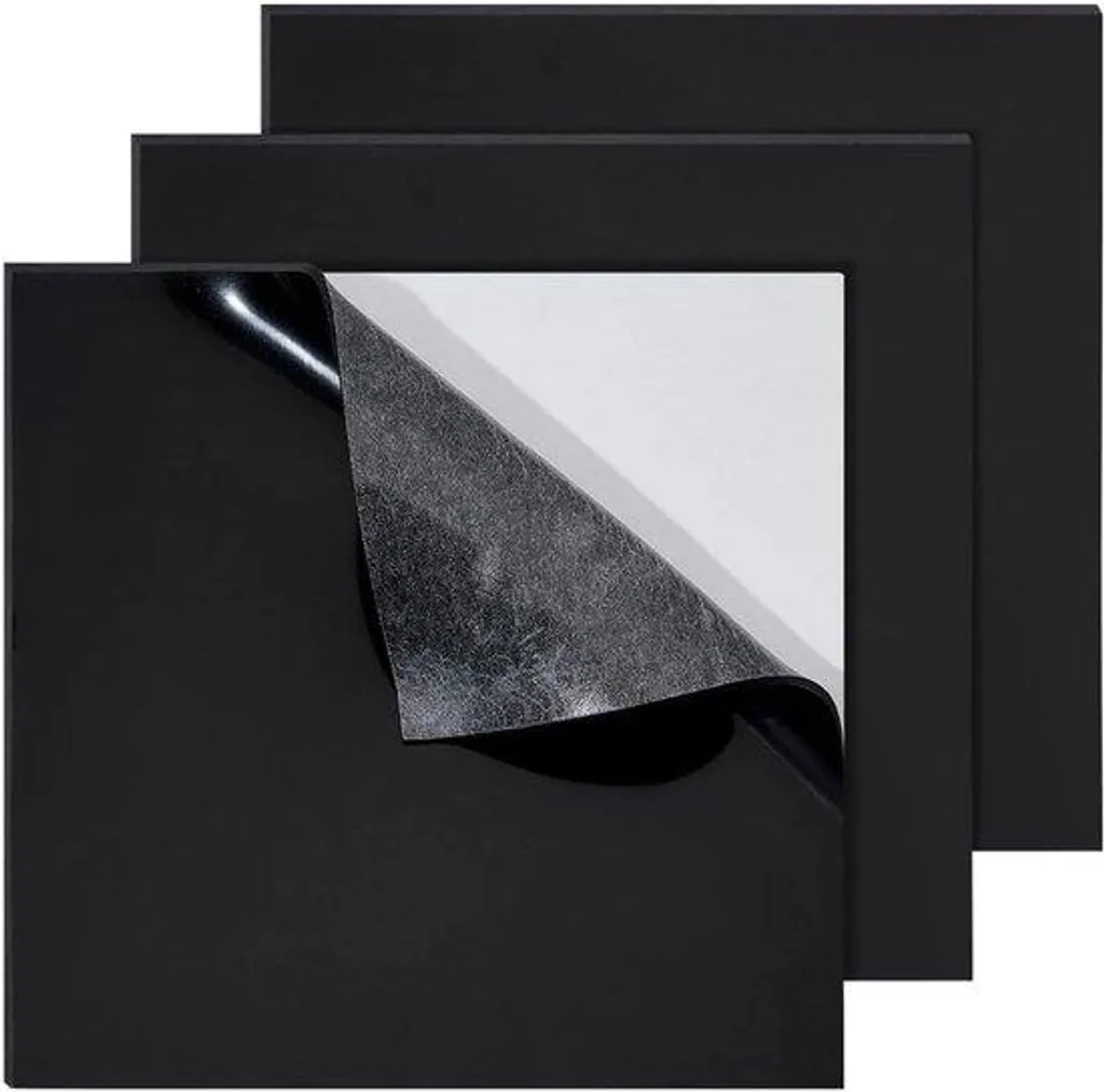Patins antidérapants silicone noir 20x20 cm : stop aux rayures et bruits