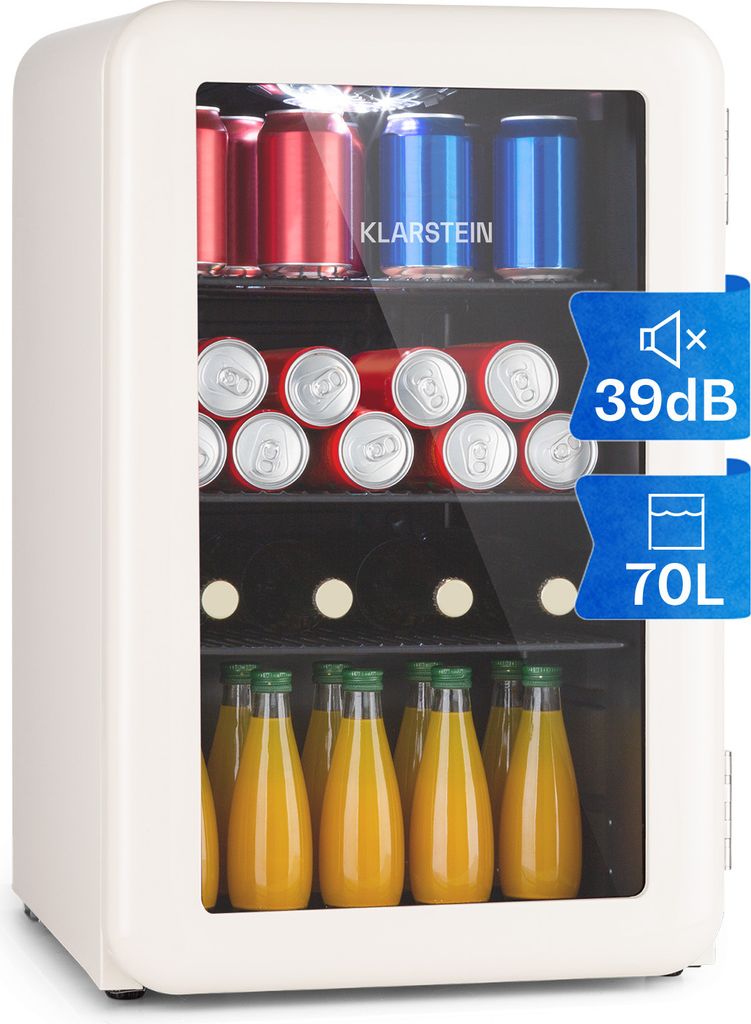 KlarsteinPopLife 70, lodówka na napoje, chłodziarka, 70 l, Zdjęcie produktu 