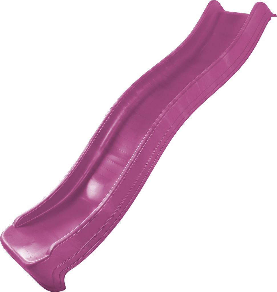 AXI Sky220 Rutsche mit Wasseranschluss Lila - 220 cm | Anbau Element für Kinder Spielturm/Spielhaus/Stelzenhaus | Wasserrutsche/Anbaurutsche für