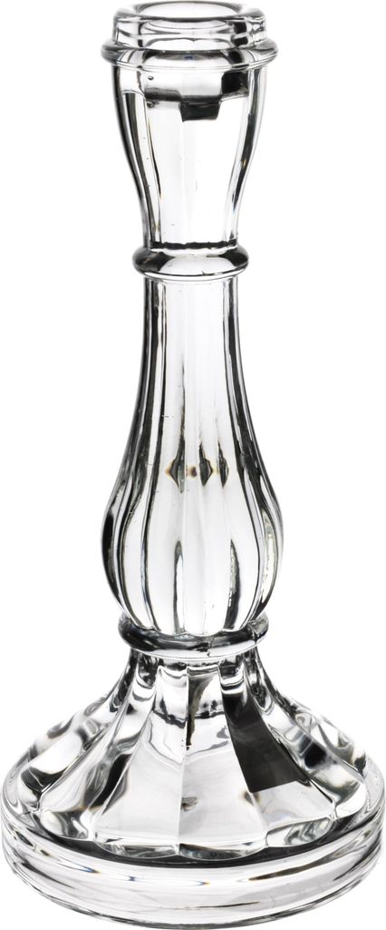 Kerzenhalter Glas Patricia Patricia 10 x 21,5 cm Transparent 1 Stück