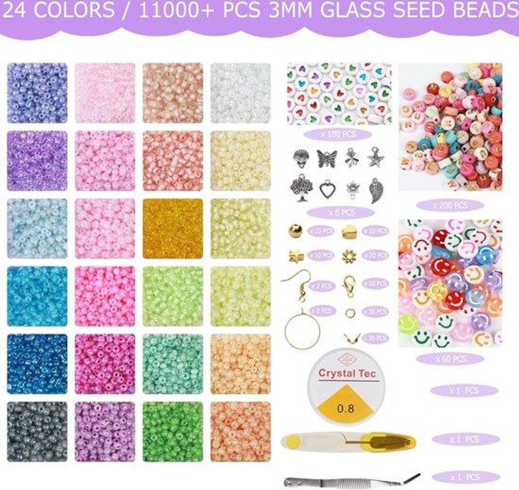 Schnurzschmuck-Make-Kit - Schmuckanfertigung 11000+ Teile