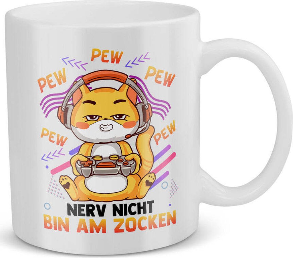 22Feels Gamer Geschenk Zocker Tasse Jungs Herren Nerv Nicht Sohn Teenager Neffe Enkel Gaming Zocken Zimmer Kaffeetasse Kinder Haferl Geschenkidee