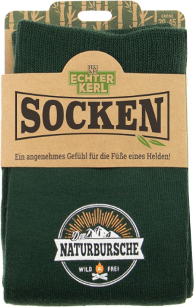 History & Heraldry Herren Socken - Echter Kerl Socken - Naturbursche