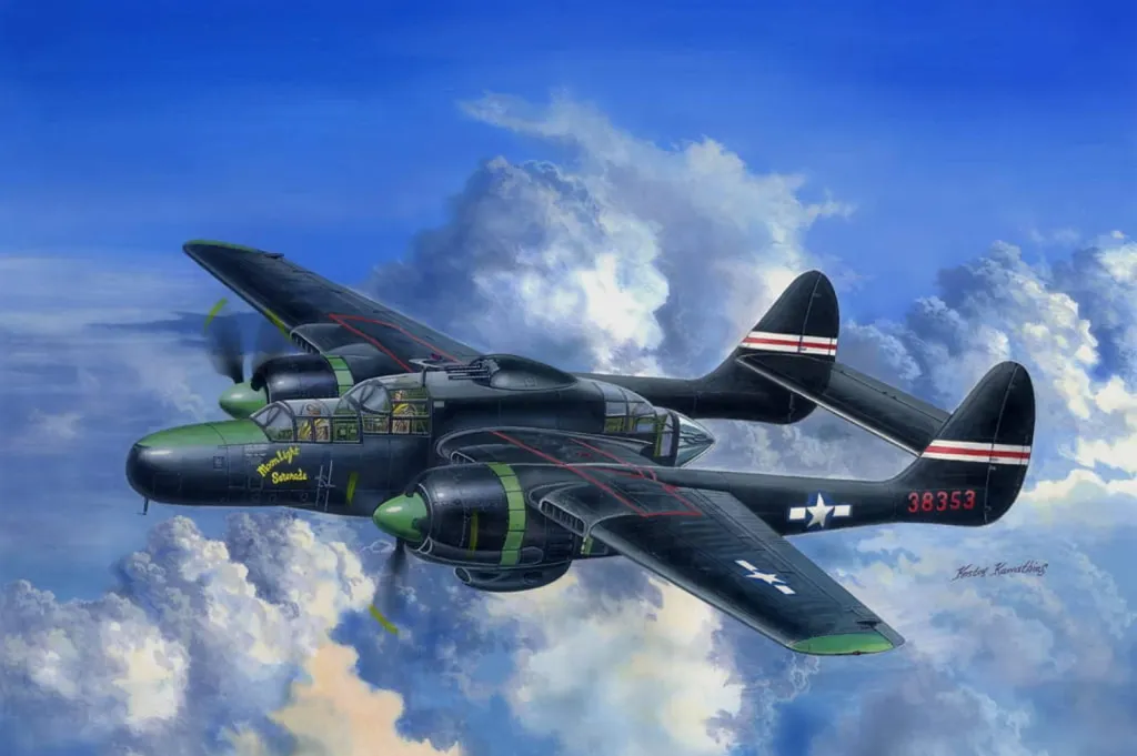 Hobby Boss 81732 US P-61C Black Widow Maquette Avion de Chasse 1/48