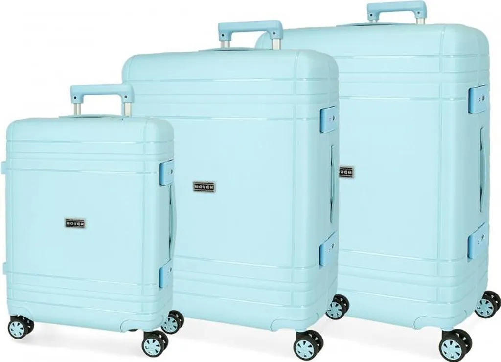 Valises de luxe robustes en ABS avec 4 roues multidirectionnelles