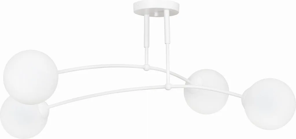 Plafonnier Emibig PREGOS 4 Blanc 4xE14 40W 671/4 - Luminaire Polonais