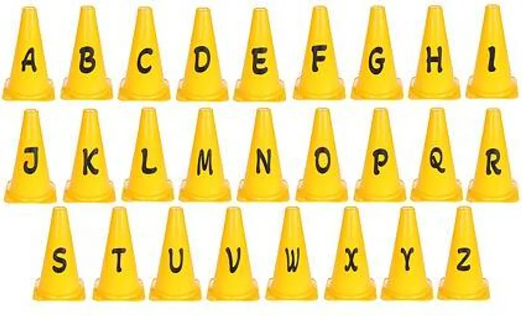 Plots de motricité alphabet pour école maternelle et club de sport