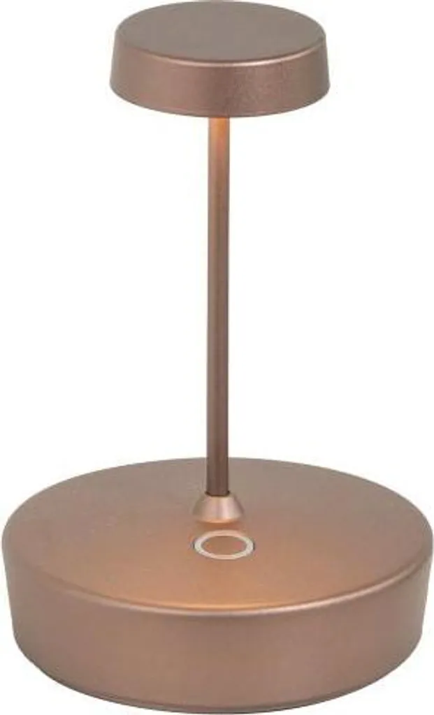 Lampe LED rechargeable IP65 Swap Mini Pro bronze avec variateur tactile