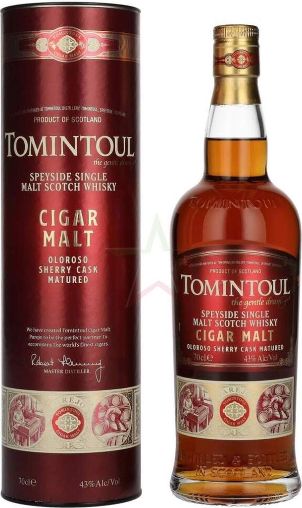 Tomintoul CIGAR MALT Speyside Single Malt 43% Vol. 0,7l in Geschenkbox 43 % 0,70 lt.