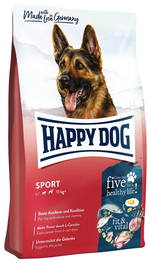 Croquettes haute énergie Happy Dog Fit & Vital Sport sac de 14 kg
