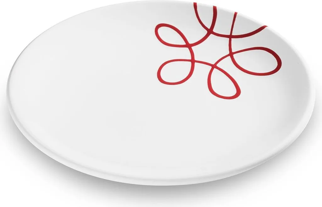 Assiette Pur Flammé Rouge Gmundner : vaisselle durable et élégante