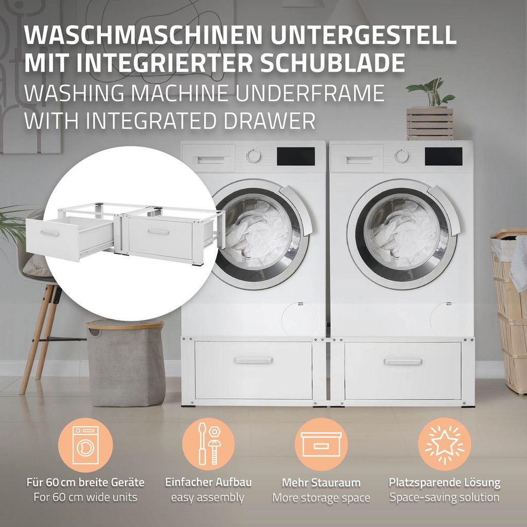 2er Set Antivibrationsmatte Waschmaschine