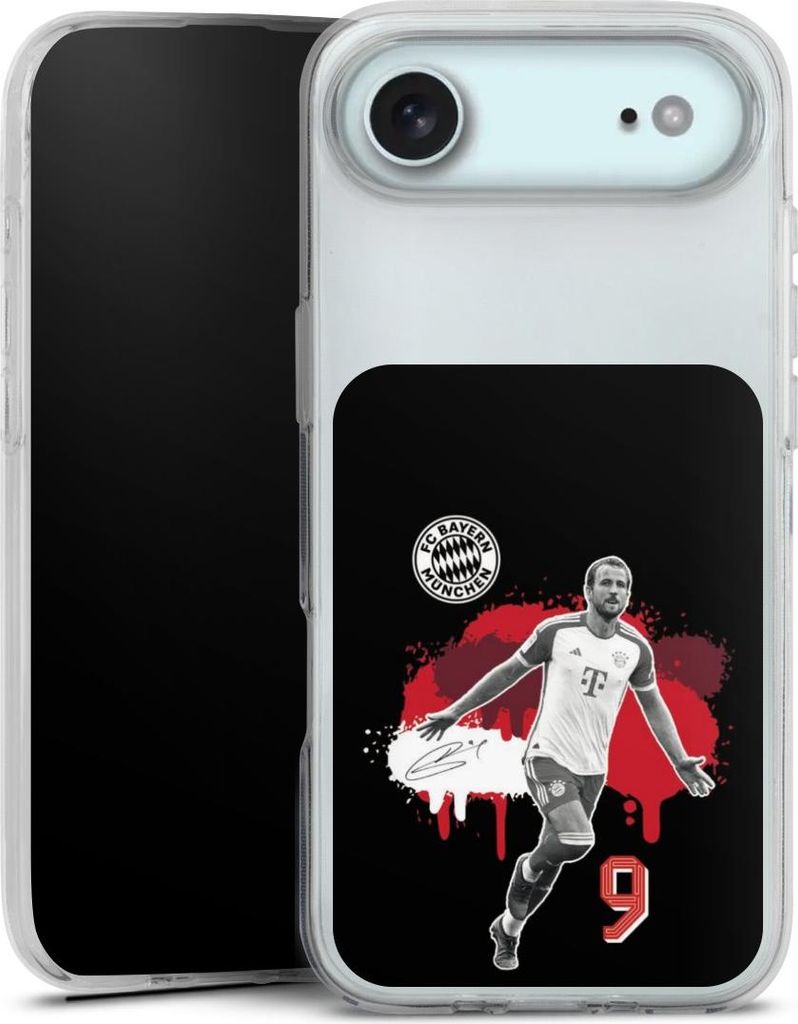 DeinDesign Handyhülle für Apple iPhone Air Silikon Hülle Case Smartphone Schutzhülle FC Bayern München Offizielles Lizenzprodukt Harry Kane