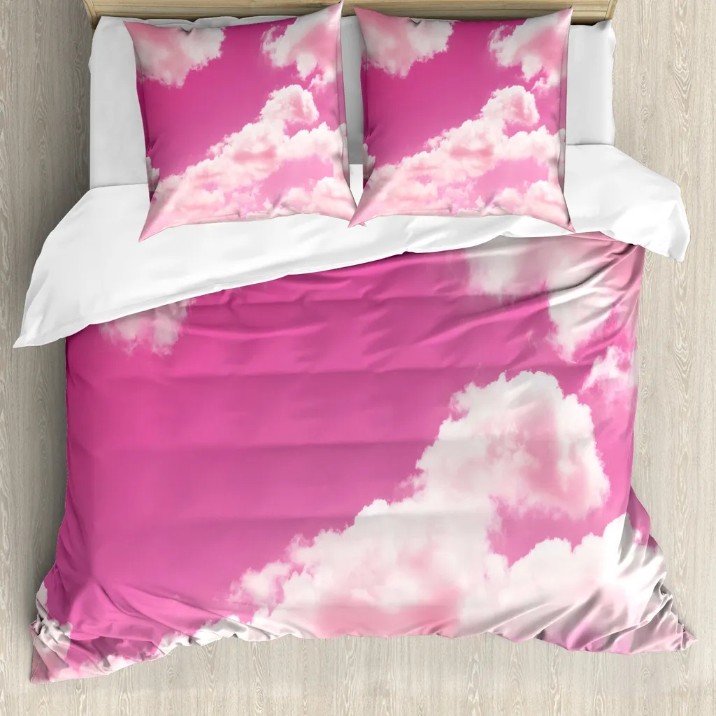 Copripiumino Corallo ABAKUHAUS 155x220: Rosa Tramonto per Allergici