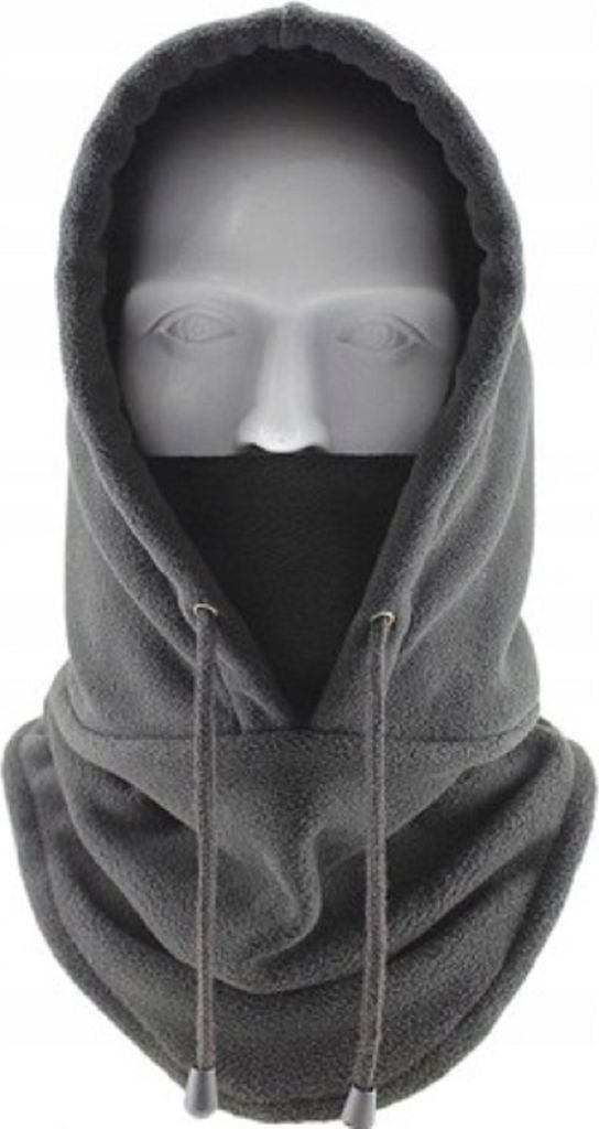 Winter Fleece Kapuze - Komfortabeler Schutz vor Kälte und Wind - Grau KP36874