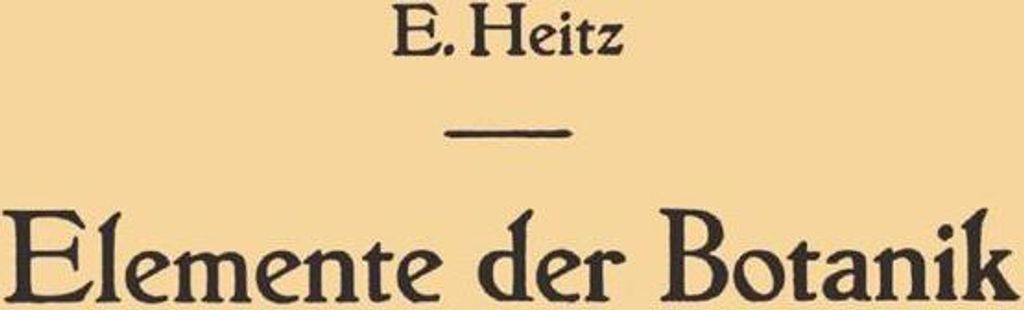 Elemente der Botanik