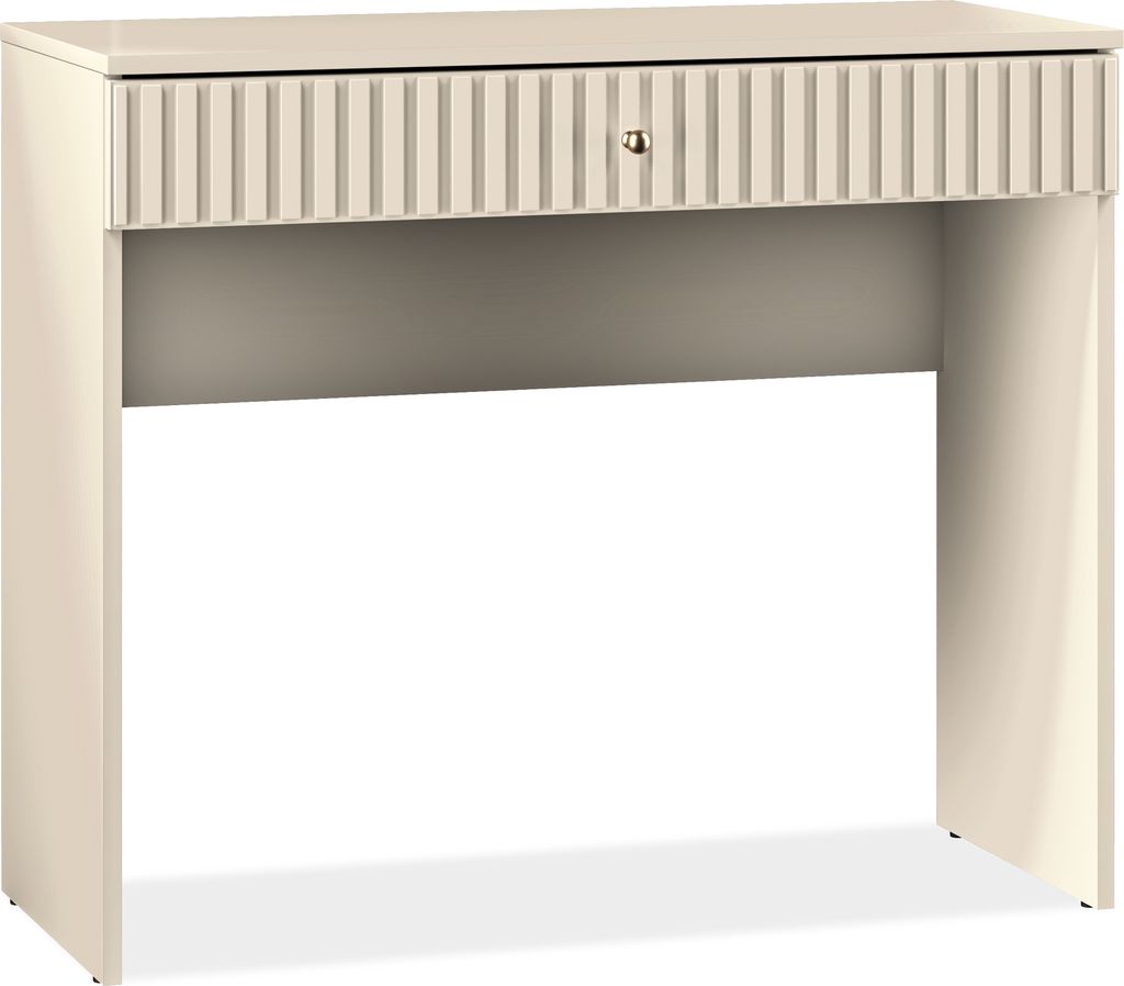 KONSIMO Schreibtisch "DROMA", Creme, Holz, ELEGANT, Produktbild 1