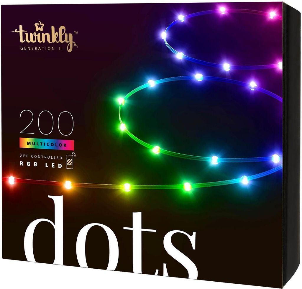 Twinkly Dots - Girlande - Mehrfarbig - IP20 - Schwarz - Obrázek produktu 