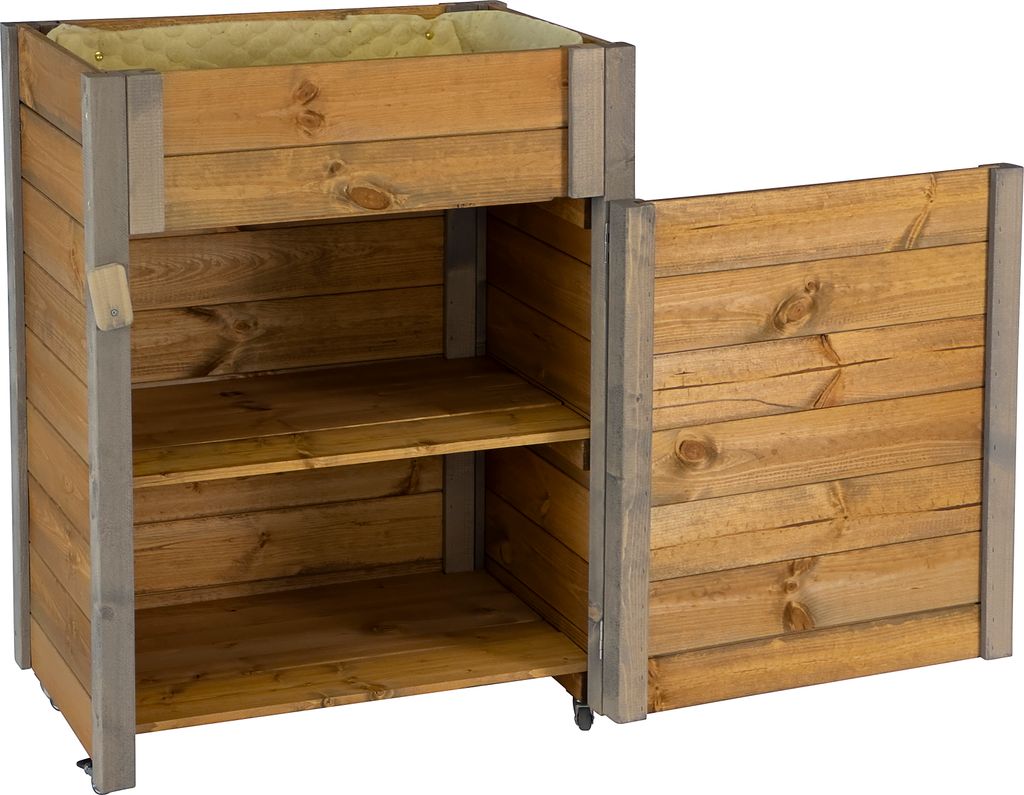 dobar Rollbarer Gartenschrank mit Pflanzkasten inkl. Produktbild 1
