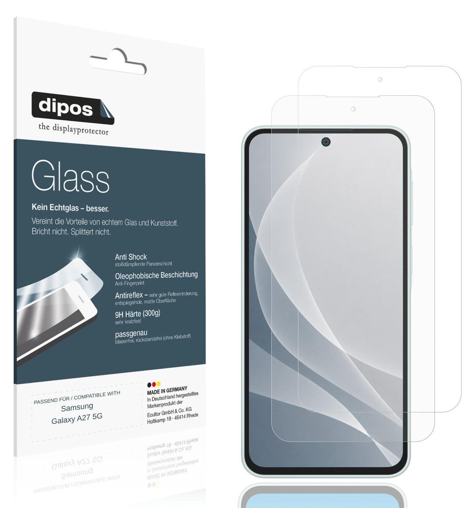 2x Pellicola Protettiva per Samsung Galaxy A27 5G Immagine del prodotto 