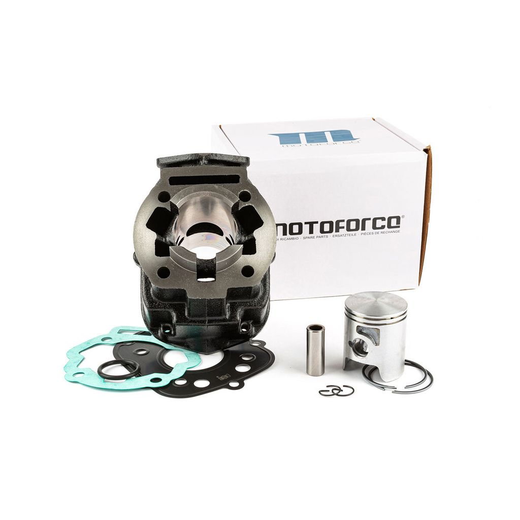 motoforce black series 50cc gusszylinder-kit, sp12, für derbi euro 3/4 d50b.
