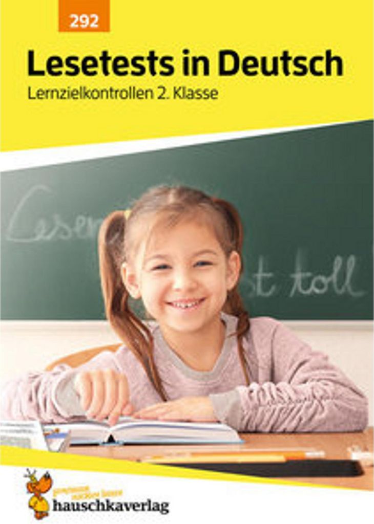 Lesetests in Deutsch - Lernzielkontrollen 2. Klasse, A4- Produktbild 
