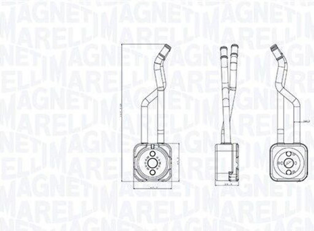 Ölkühler, Motoröl MAGNETI MARELLI 350300003800