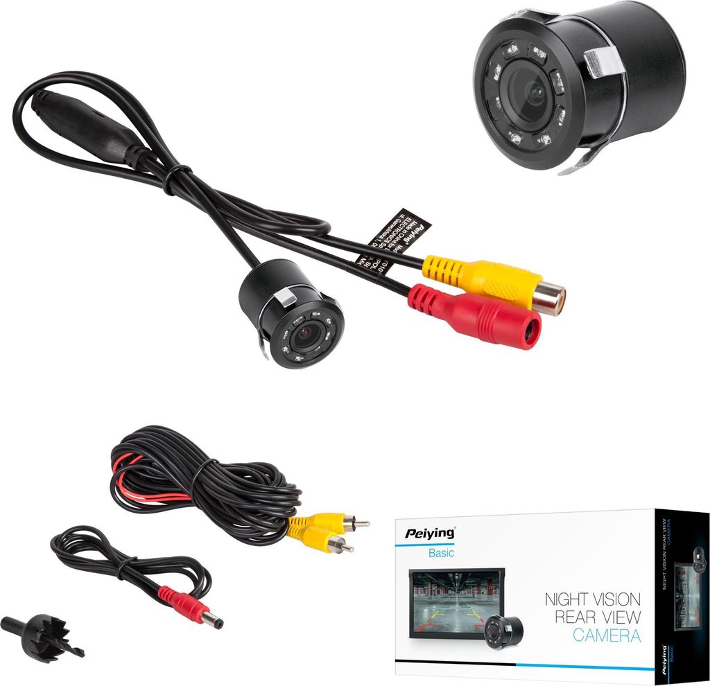 Rückfahrkamera Nachtmodus 12V IR LED IP67 Peiying Produktbild 