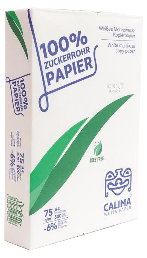 CALIMA Kopierpapier 8045-10A75S Zuckerrohrpapier A4 75g Produktbild 