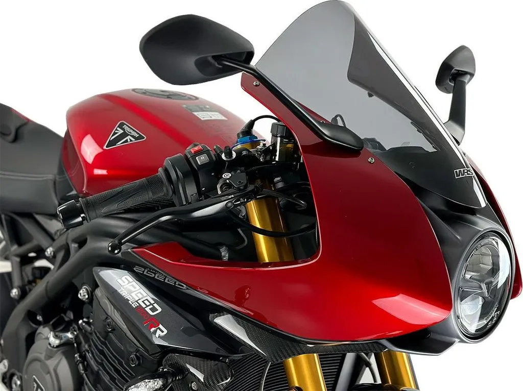 Saute-vent pour Moto Speed Triple RR Sk Idéal Sorties Sport et Route
