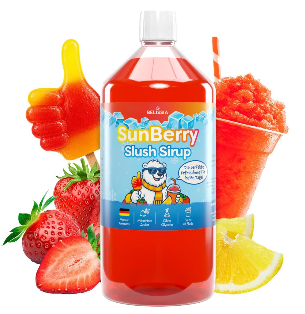 Belissia Slush Eis Sirup 1000ml Konzentrat | SunBerry Produktbild 