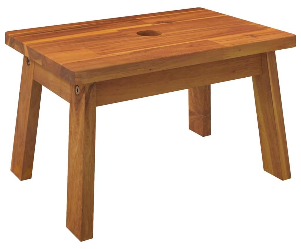 vidaXL Stolička 38x26x22 cm z masívneho dreva akácie Obrázok produktu 