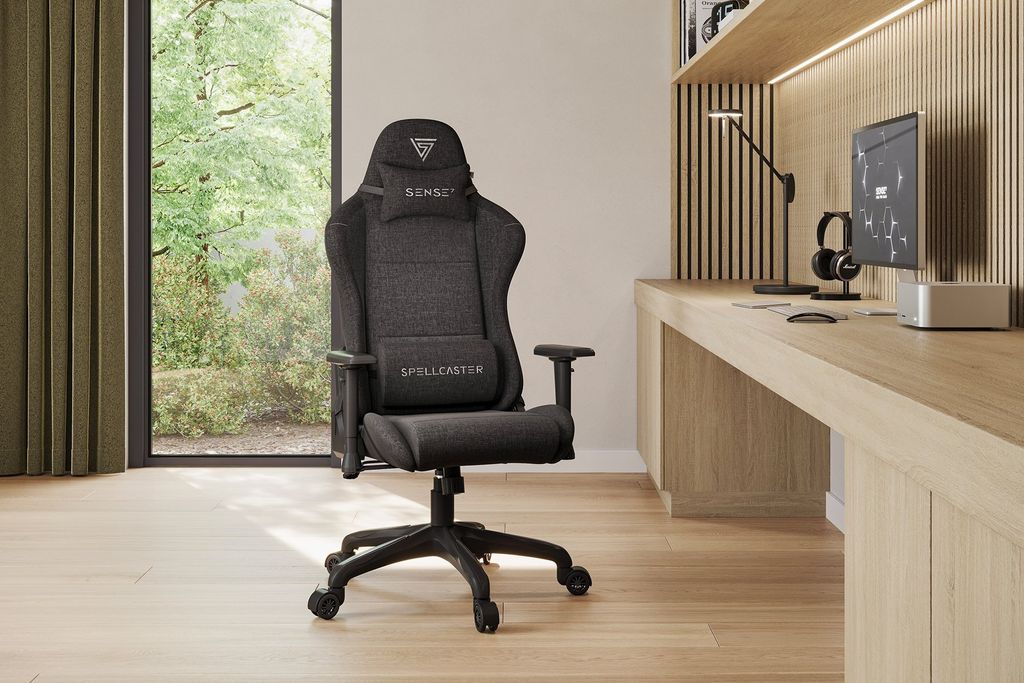 Spellcaster FUKU XL Chair Fabric+Leather Grey Spellcaster FUKU XL Chair Fabric+Leather Grey