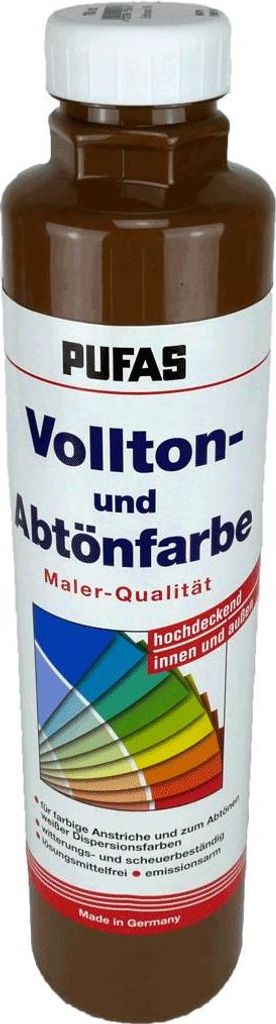 PUFAS Vollton- und Abtönfarbe750 ml 554 erdbraun