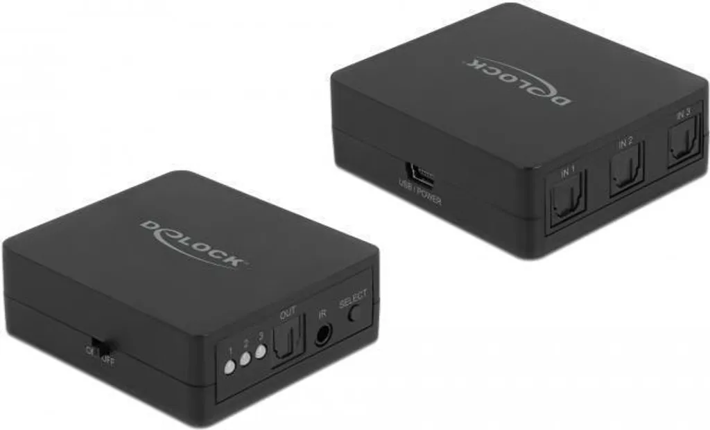 Delock 63395 Switch Audio S/PDIF 3x1 | Testato per Lossless e Surround