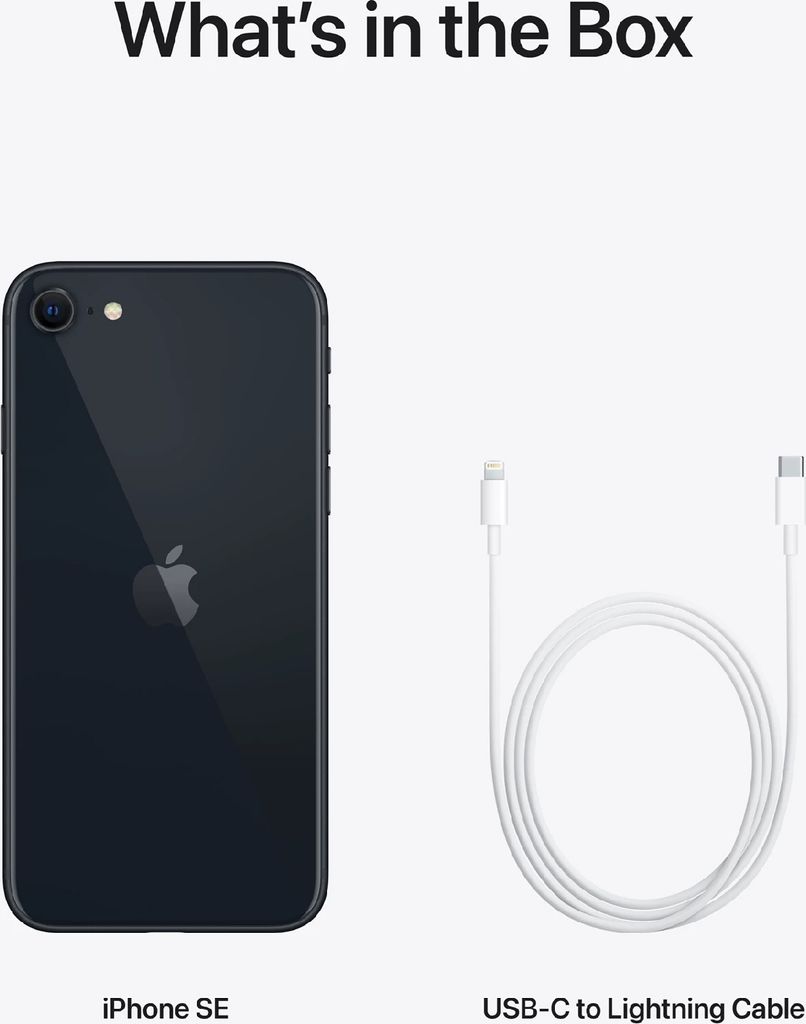 Apple iPhone SE (2022) 64GB Mitternacht Produktbild 20