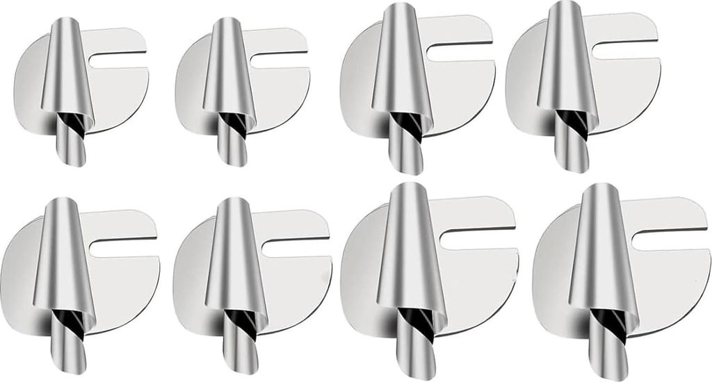 Nähmaschinenzubehör Rollsaumfuß, 8 Größen (3mm-10mm) für Rollsäume, Rollsaumnähfuß aus Edelstahl, Rollsaumnähfuß zum Nähen für EIN bre...