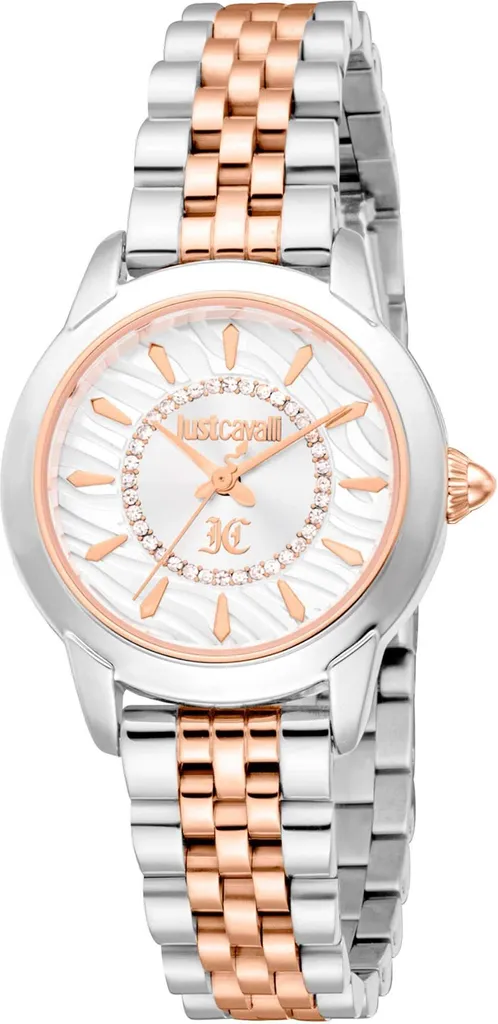 Just Cavalli JC1L333M0065 Montre Femme en Acier Doré avec Cadran Élégant