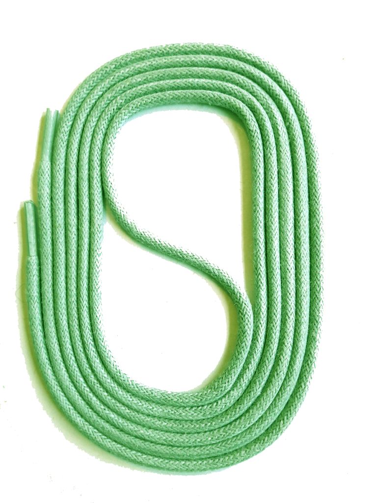 SNORS natur Schnürsenkel rund - MINT - 3mm - unbehandelt - 90cm