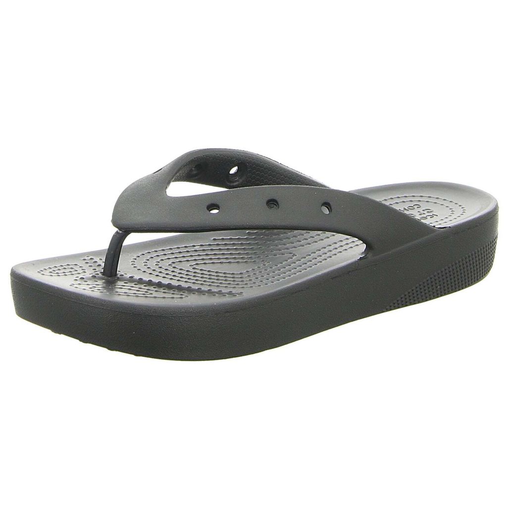 Crocs Pantolette bis 30mm Absatz Classic plattform flip w