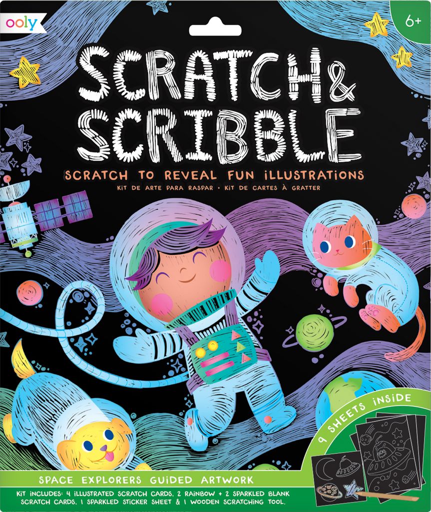 Ooly Scratch & Scribble 'Outer Space Explorers'