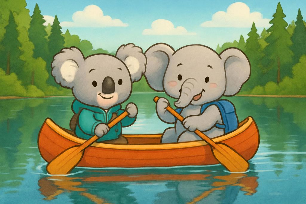hansepuzzle 111347 - Kiki & Raffi - Reise durch Kanada Puzzle, 2000 Teile, Kinder, 90,0 x 60,0cm mit hochwertiger Aufbewahrung, Kartonbox & Beutel