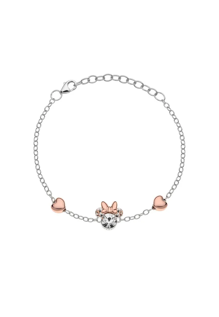 Disney BS00035TRPL-55 Bracciale Minnie Mouse Argento 925 - Gioielli Ragazze