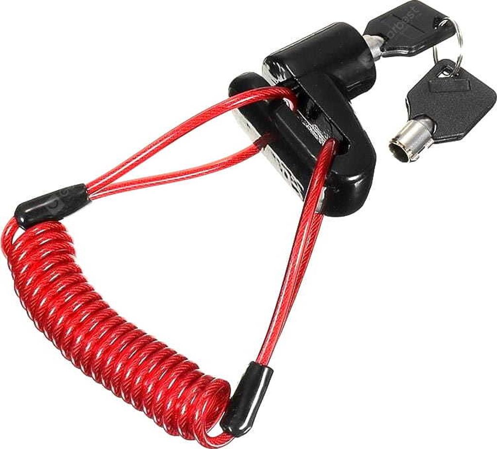Diebstahlsicherung mit Kabel für den Xiaomi M365 / M365 PRO / PRO 2 / 1S / Essential / Mi 3 - Farbe Schwarz