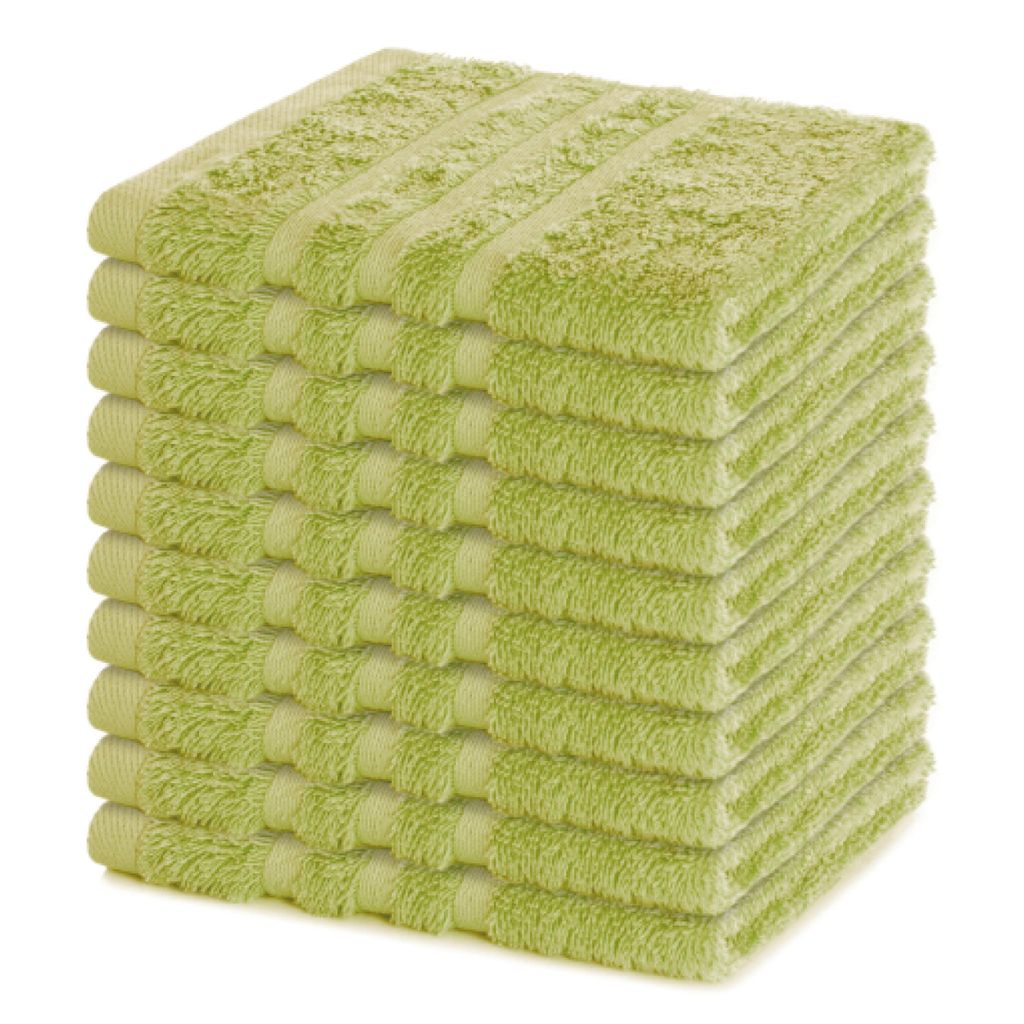 Lavea® Seiftuch 10er Set 30x30 cm, 100% Baumwolle, Produktbild 
